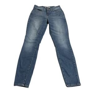 Signature by Levi Strauss Womens Jeans Size 6 Mid Rise Skinny Stretch Zip Fly